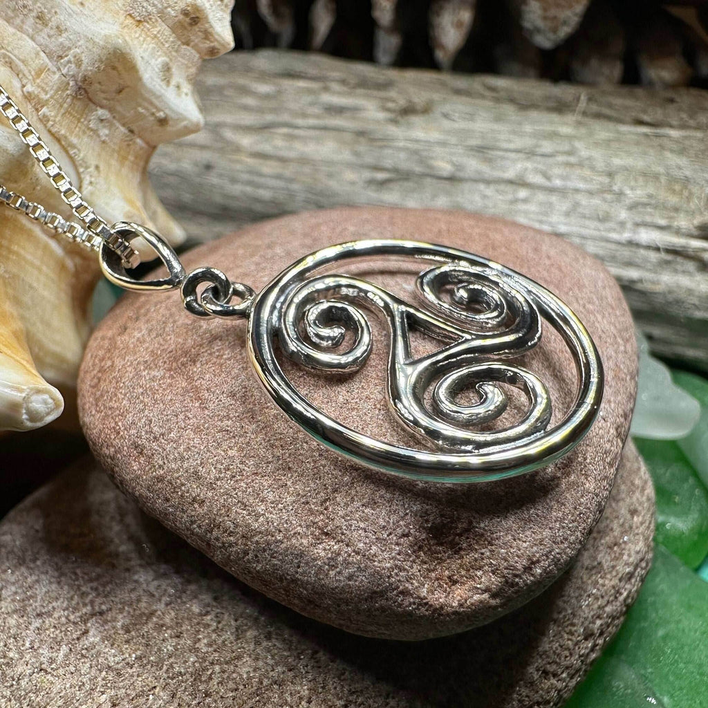 Orkney Celtic Spiral Necklace - 18