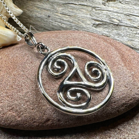 Orkney Celtic Spiral Necklace - 18