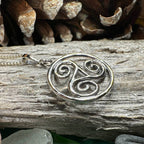 Orkney Celtic Spiral Necklace - 18