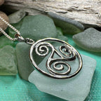 Orkney Celtic Spiral Necklace - 18