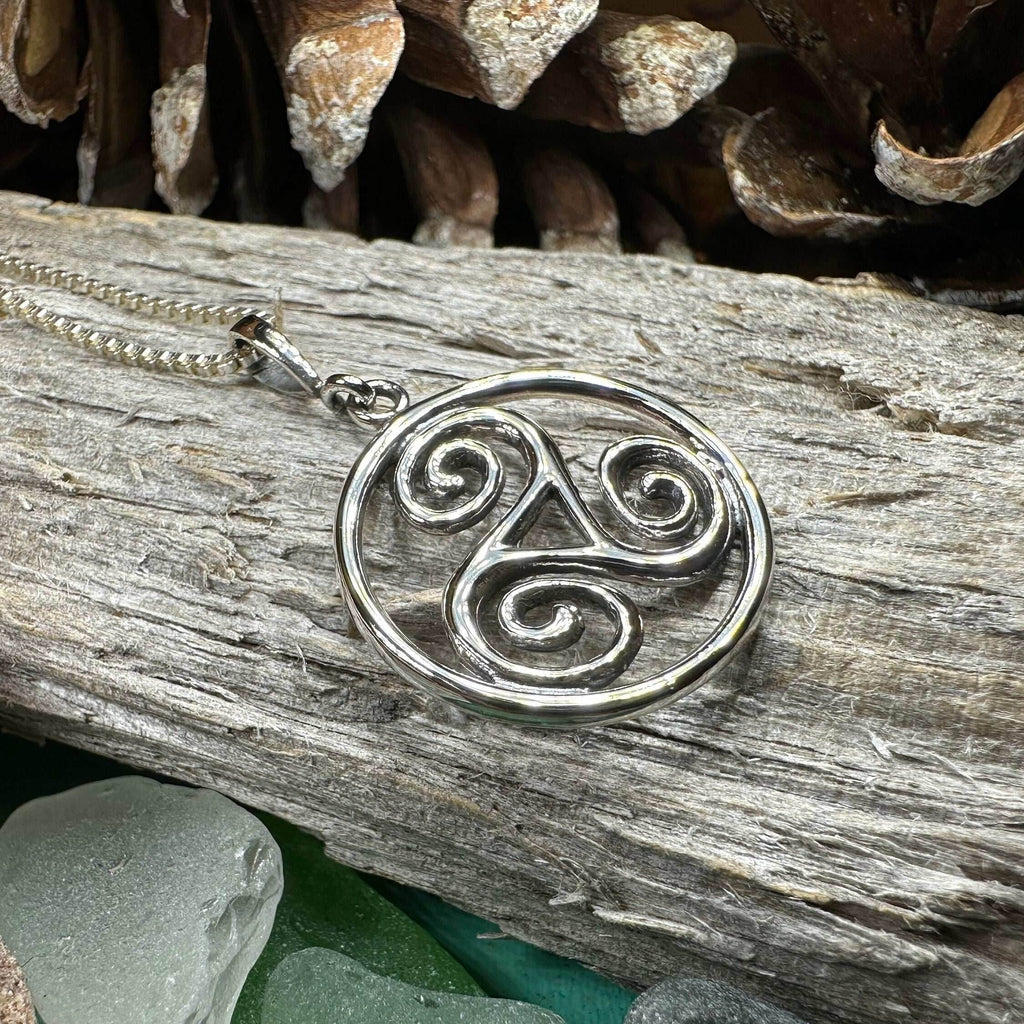 Orkney Celtic Spiral Necklace - 18