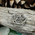 Orkney Celtic Spiral Necklace - 18