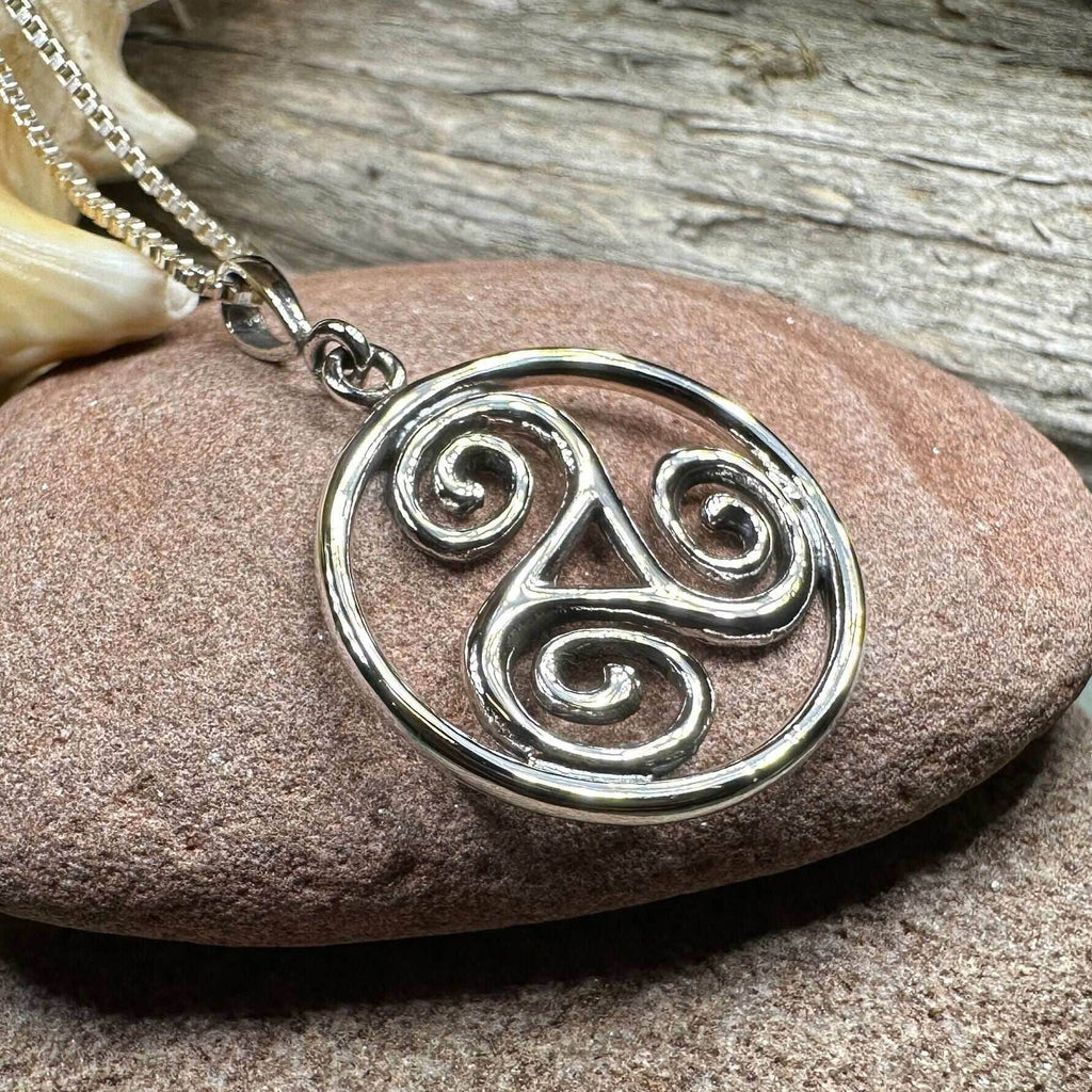 Orkney Celtic Spiral Necklace - 18