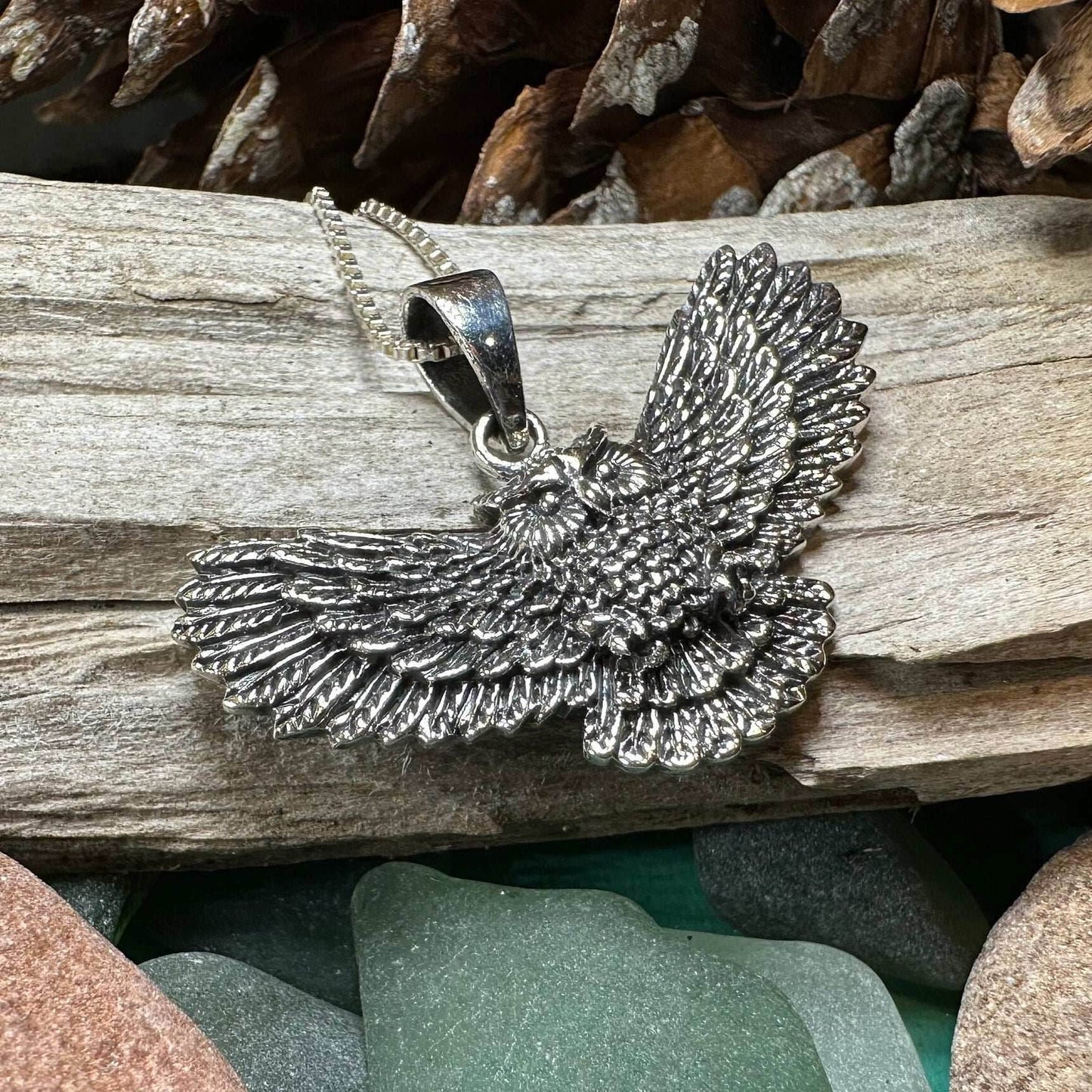 Laurelwood Owl Necklace - 