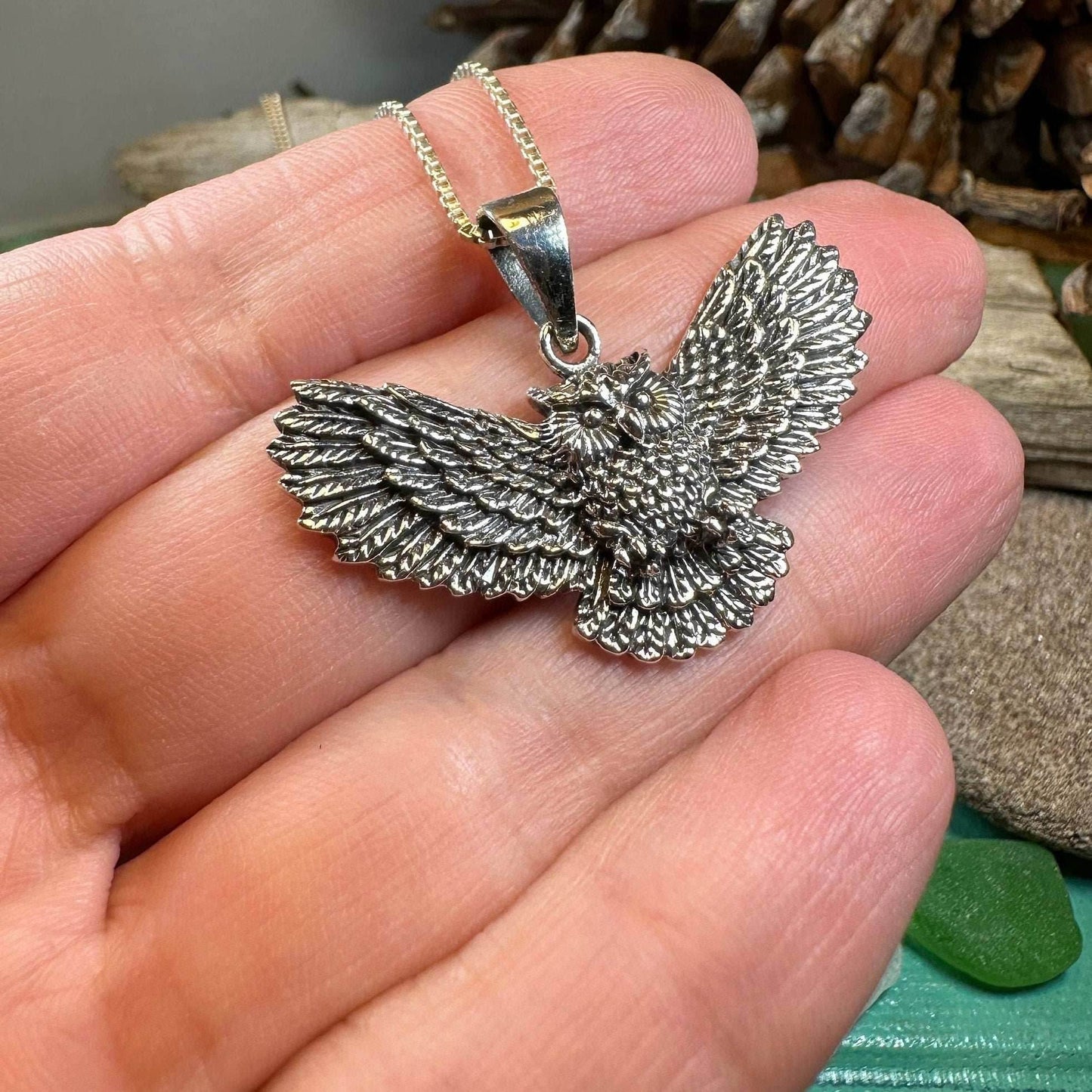 Laurelwood Owl Necklace - 