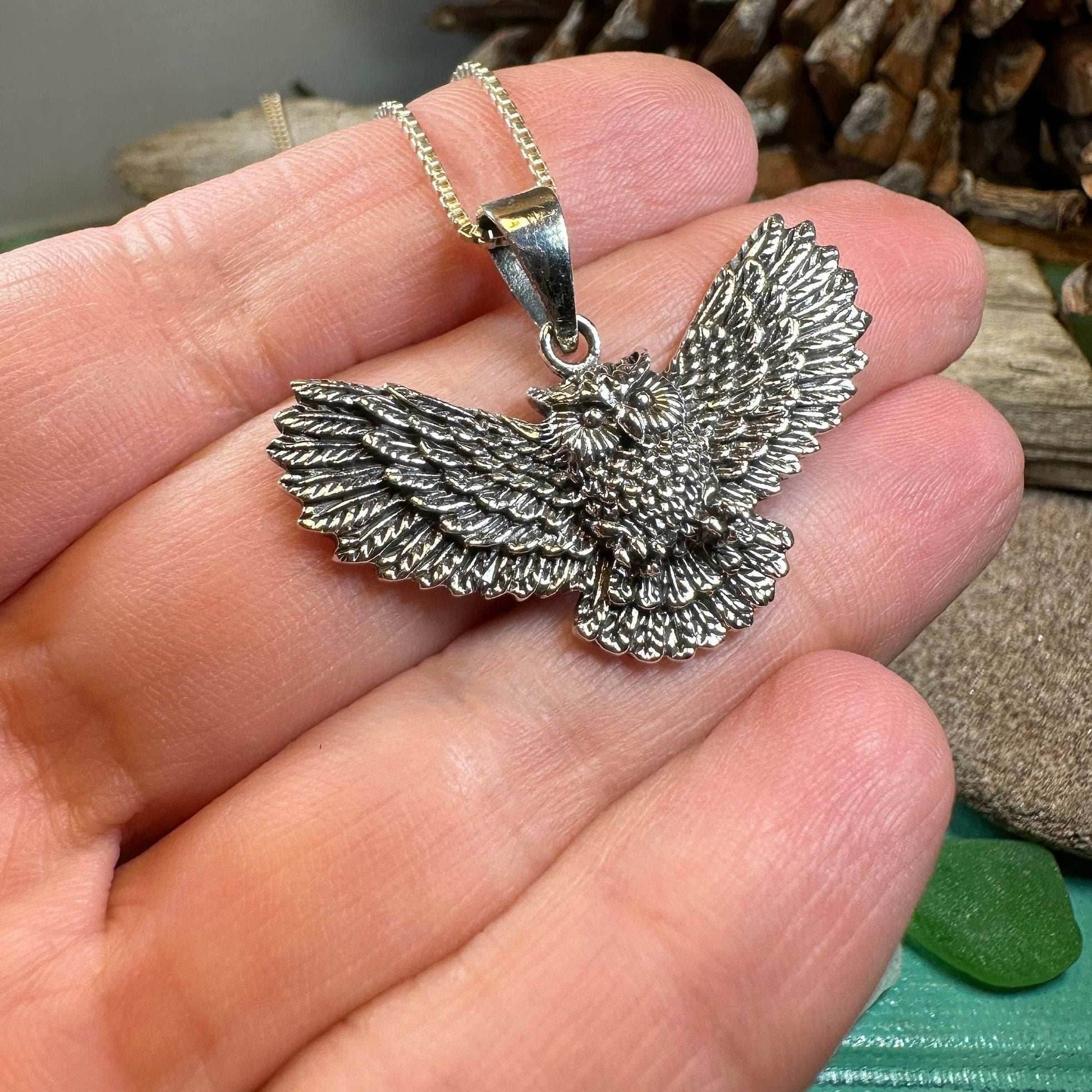 Laurelwood Owl Necklace - 