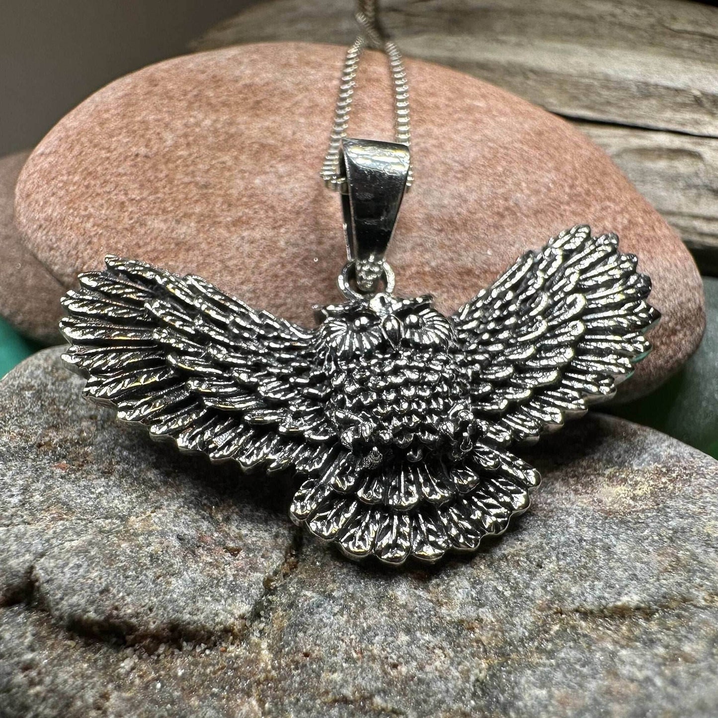 Laurelwood Owl Necklace - 