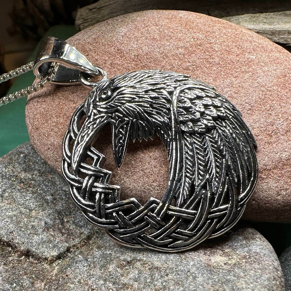 Colton Celtic Raven Necklace - 18