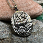 Forest Deep  Stag Necklace