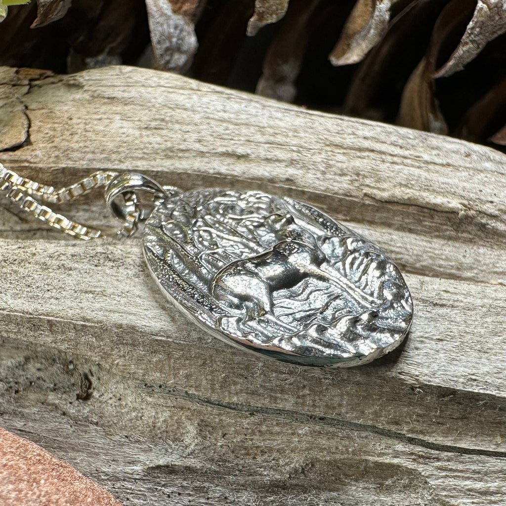 Forest Deep  Stag Necklace