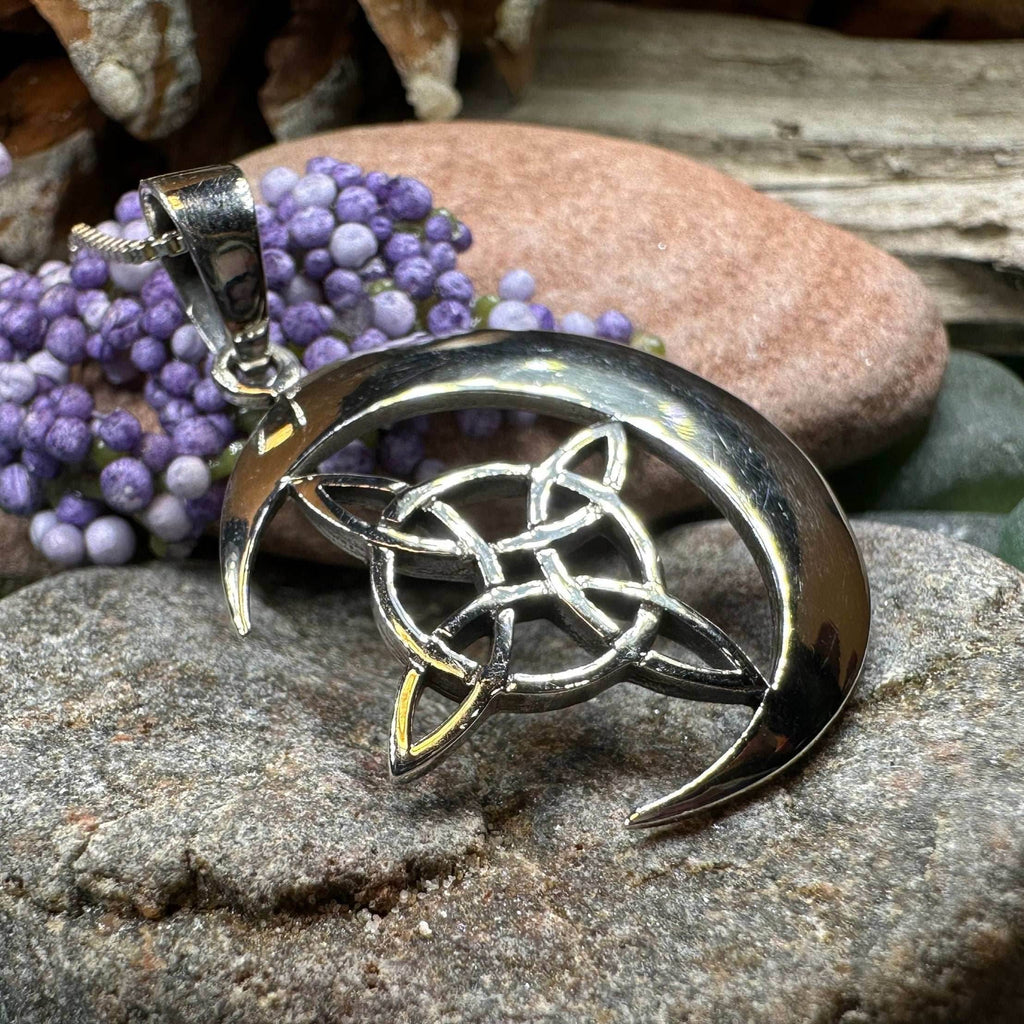 Erenay Celtic Moon Necklace - 18