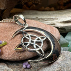 Erenay Celtic Moon Necklace