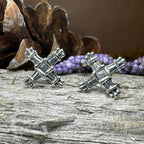 Springtide Saint Brigid's Cross Earrings - 