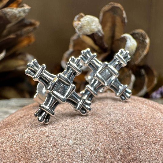 Springtide Saint Brigid's Cross Earrings - 