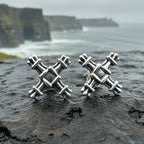Springtide Saint Brigid's Cross Earrings