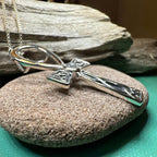 Celtic Ahnk Moonstone Necklace - 18