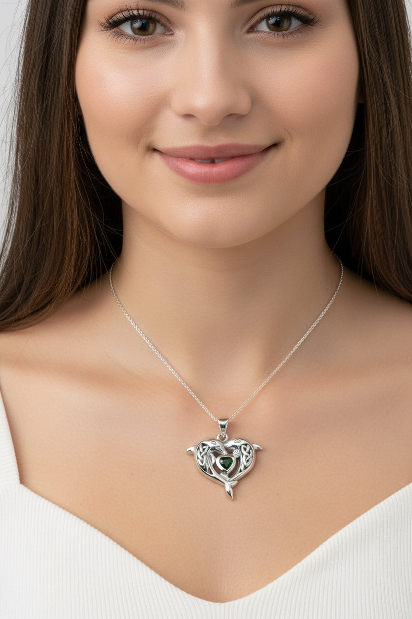 Hebrides Celtic Dolphin Necklace