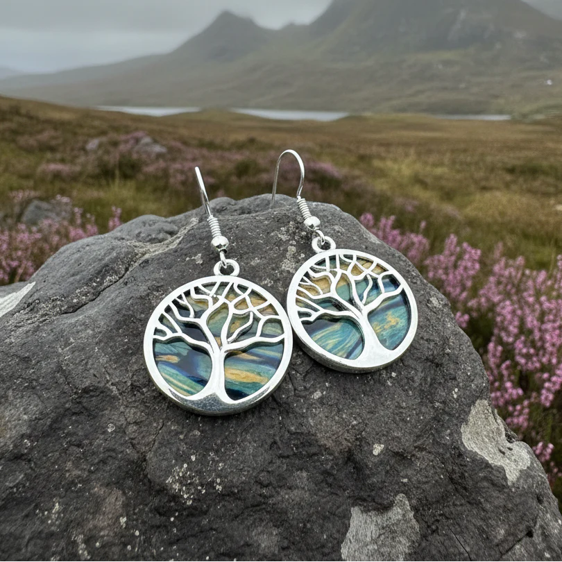 Heathergems Tree of Life Earrings