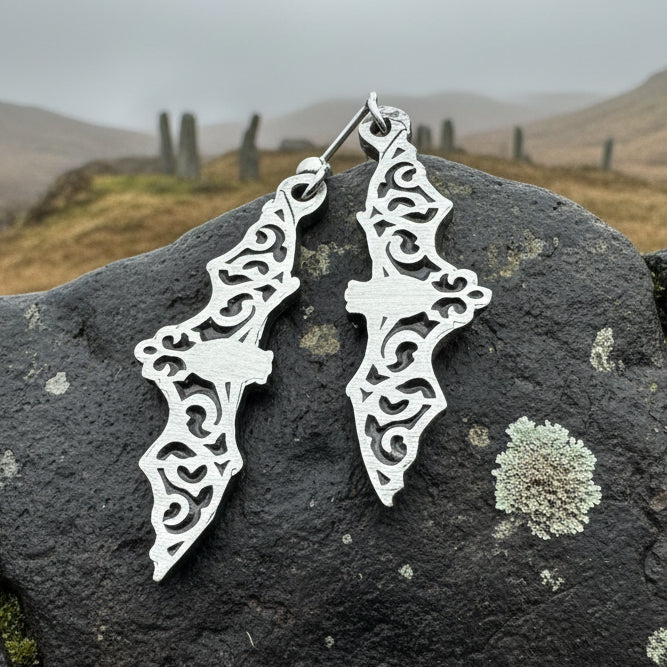 Gothic Bat Earrings