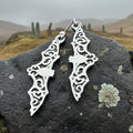 Gothic Bat Earrings