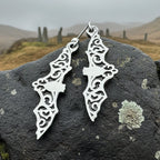 Gothic Bat Earrings