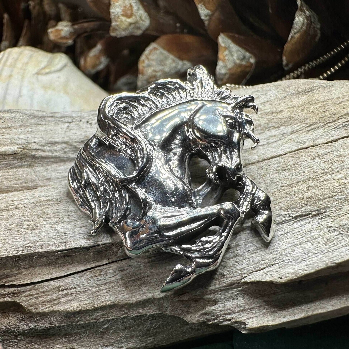 Wild at Heart Horse Necklace - 18