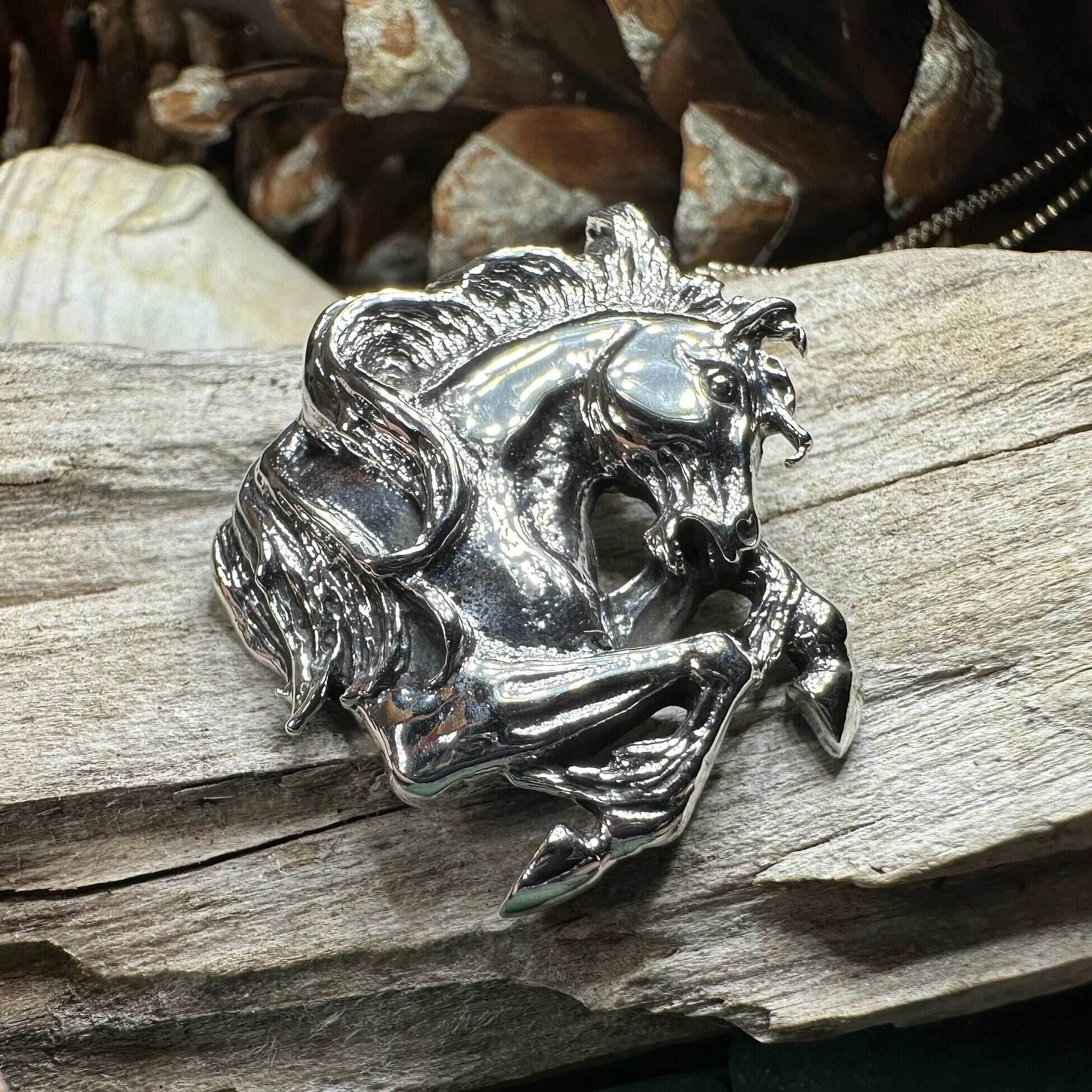 Wild at Heart Horse Necklace - 18