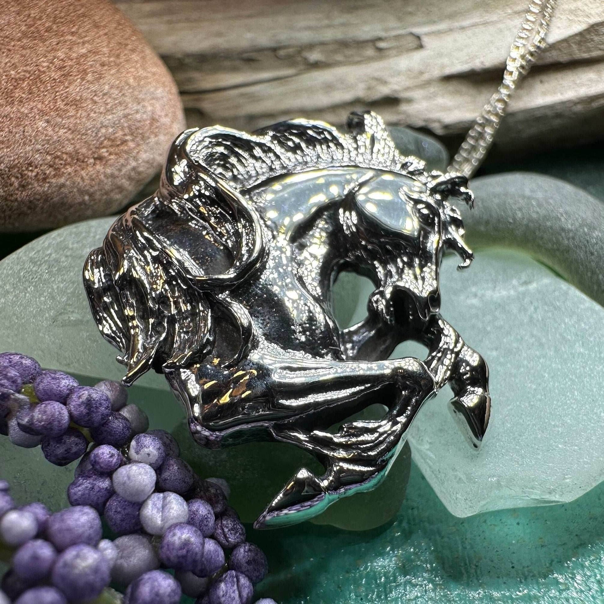 Wild at Heart Horse Necklace - 18