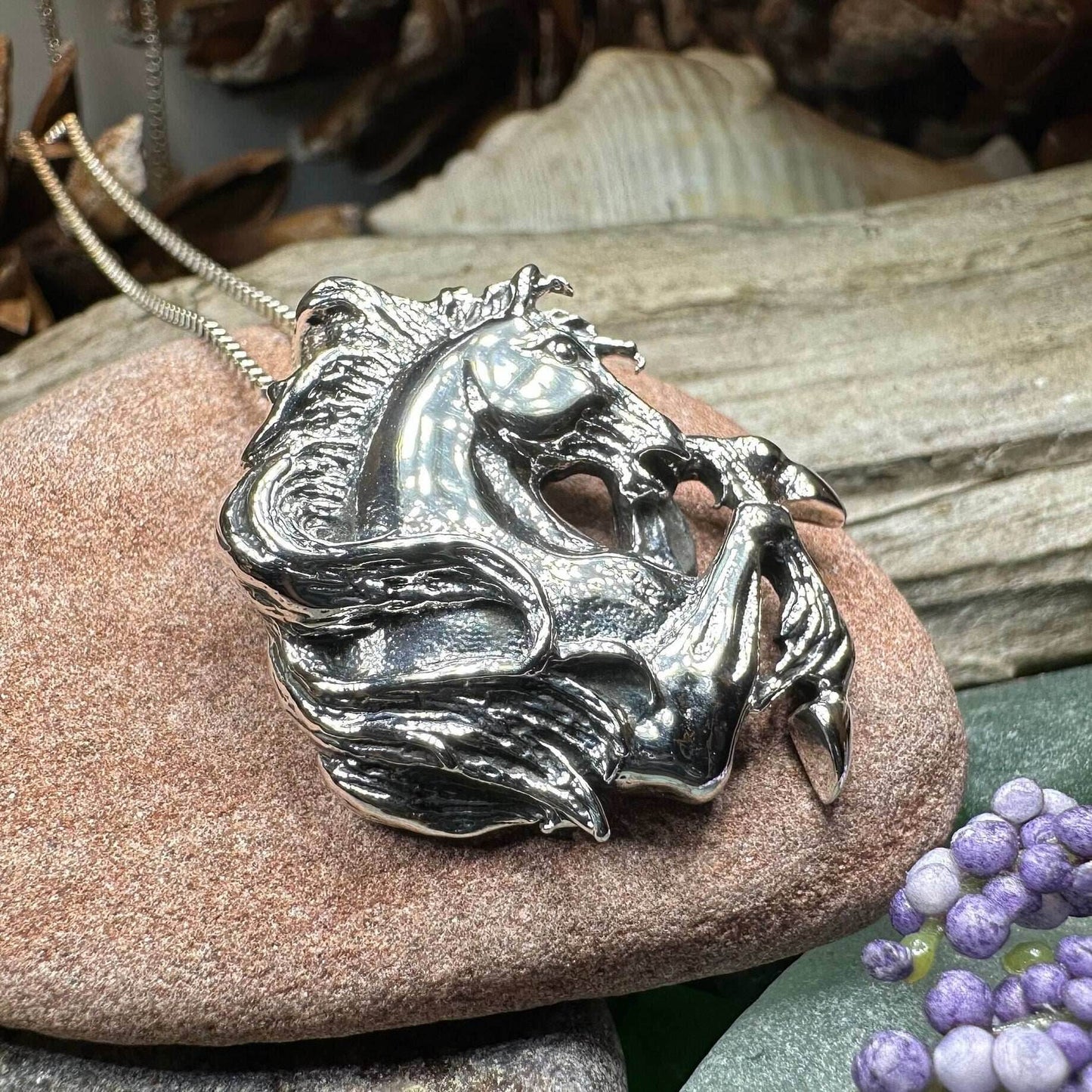 Wild at Heart Horse Necklace - 18