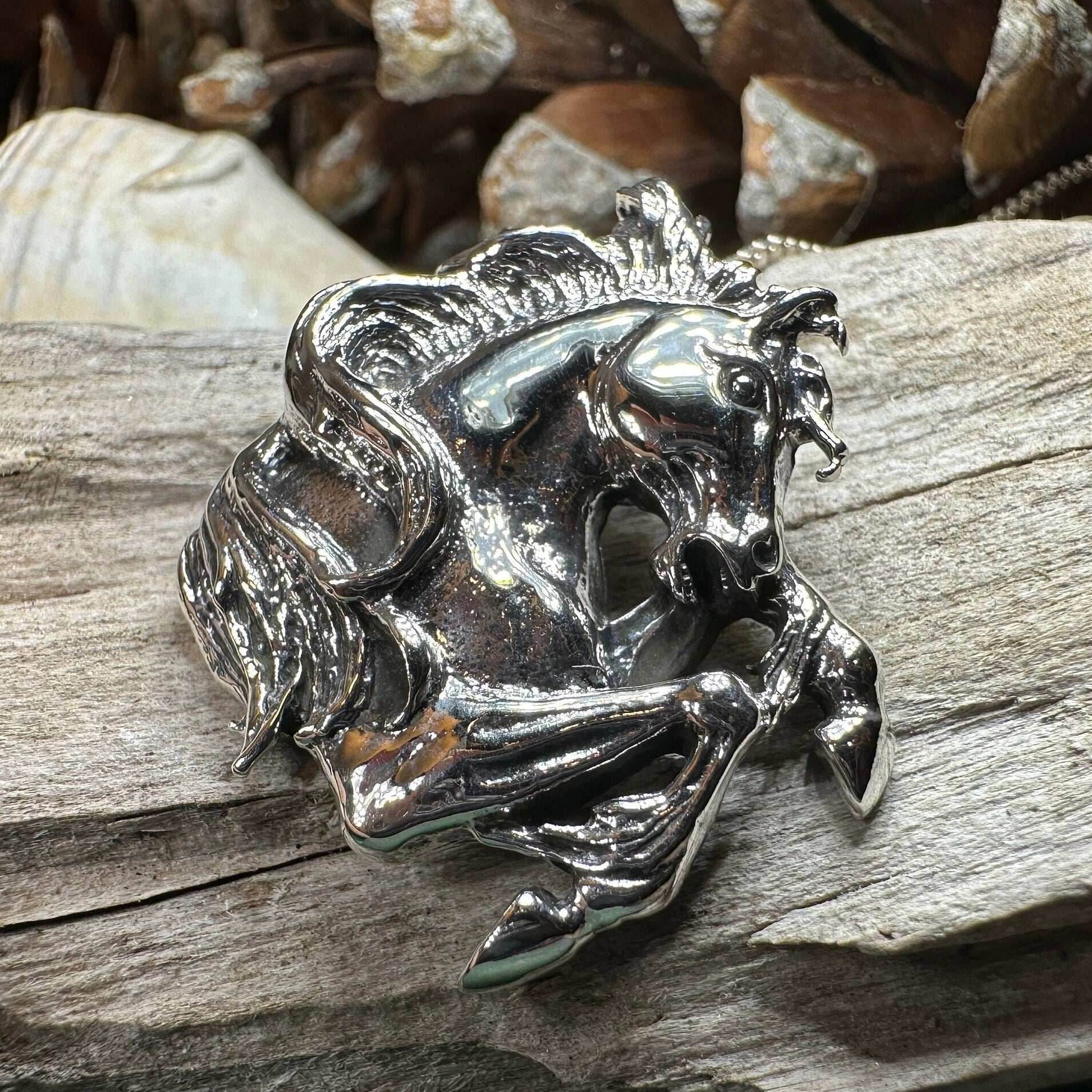 Wild at Heart Horse Necklace - 18