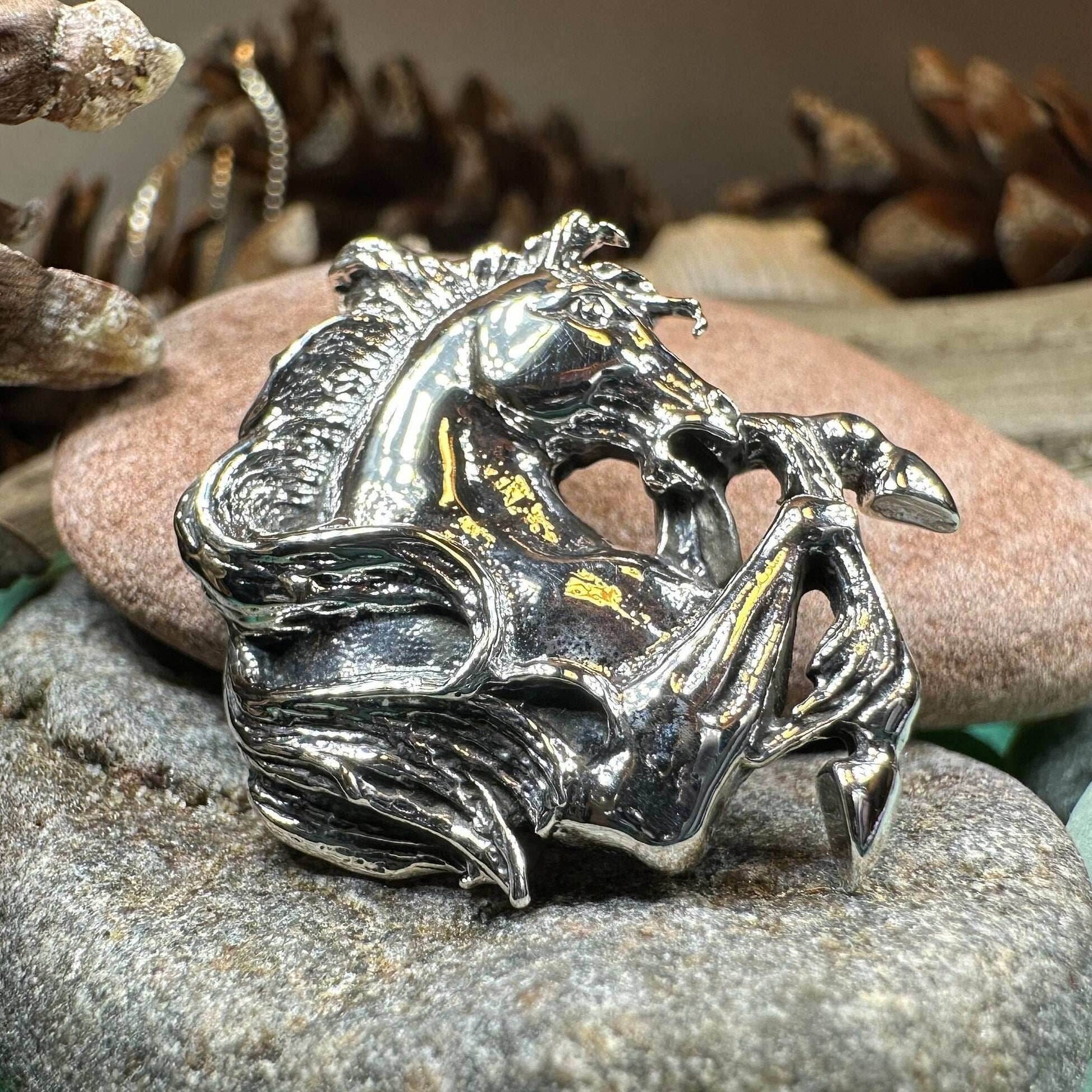 Wild at Heart Horse Necklace - 18