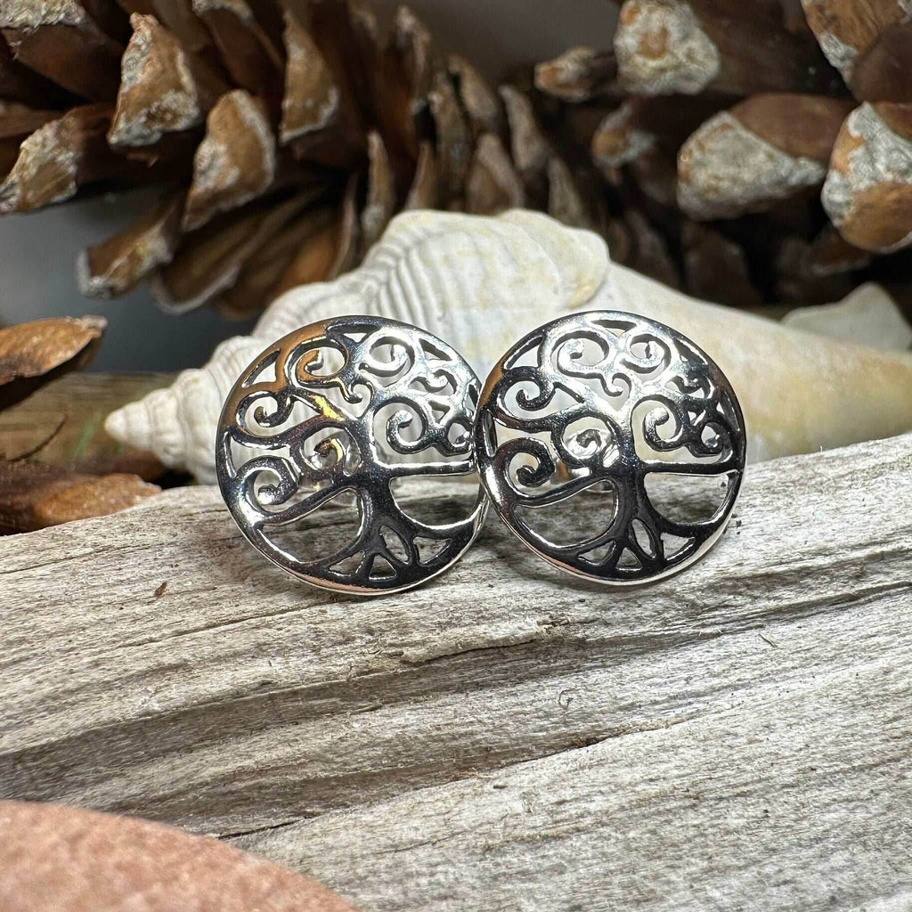Muirenn Tree of Life Stud Earrings - 