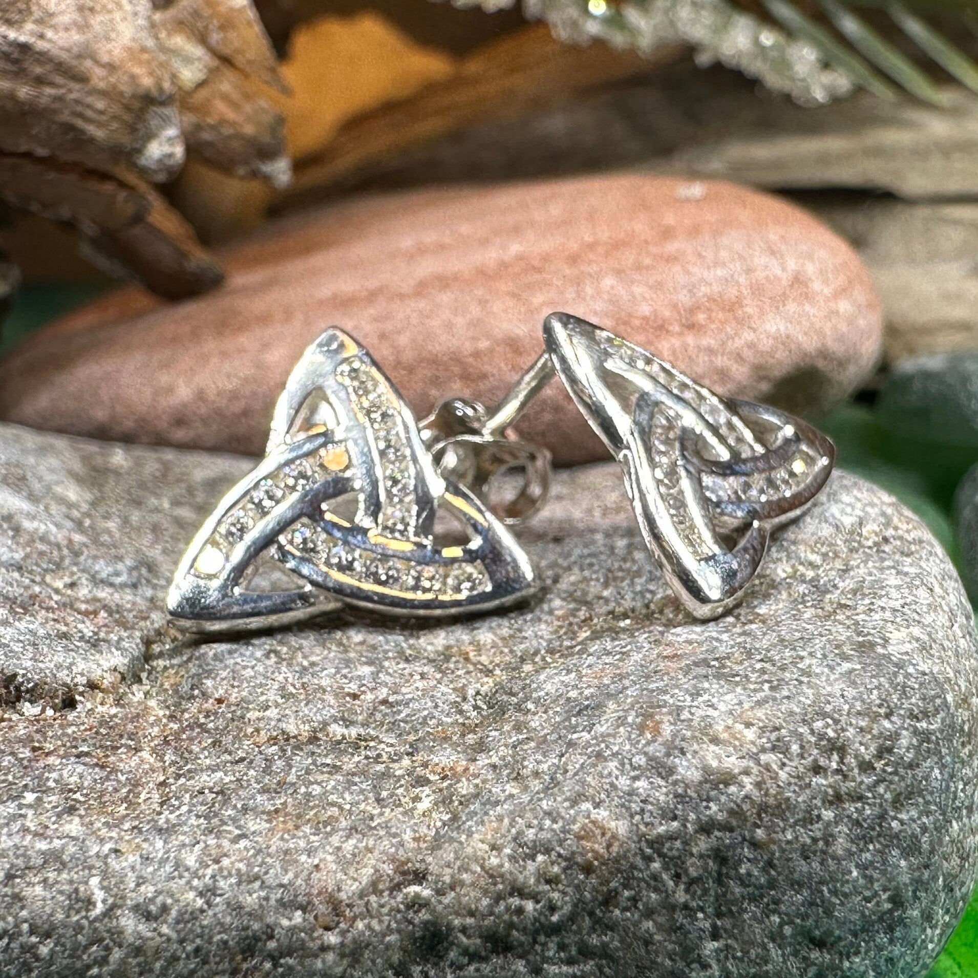 Janene Trinity Knot Earrings
