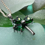 Emerald Shamrock Necklace