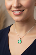 Shannyn Shamrock Enamel Necklace