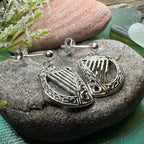 Liffey Harp Post Earrings - 