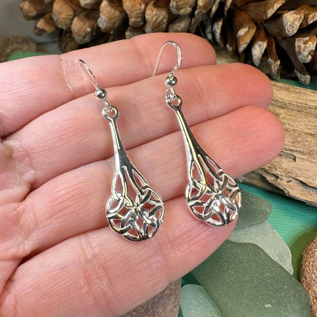 Celtic Teardrop Earrings - 