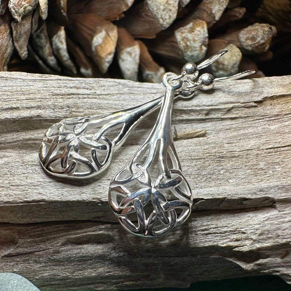 Celtic Teardrop Earrings - 