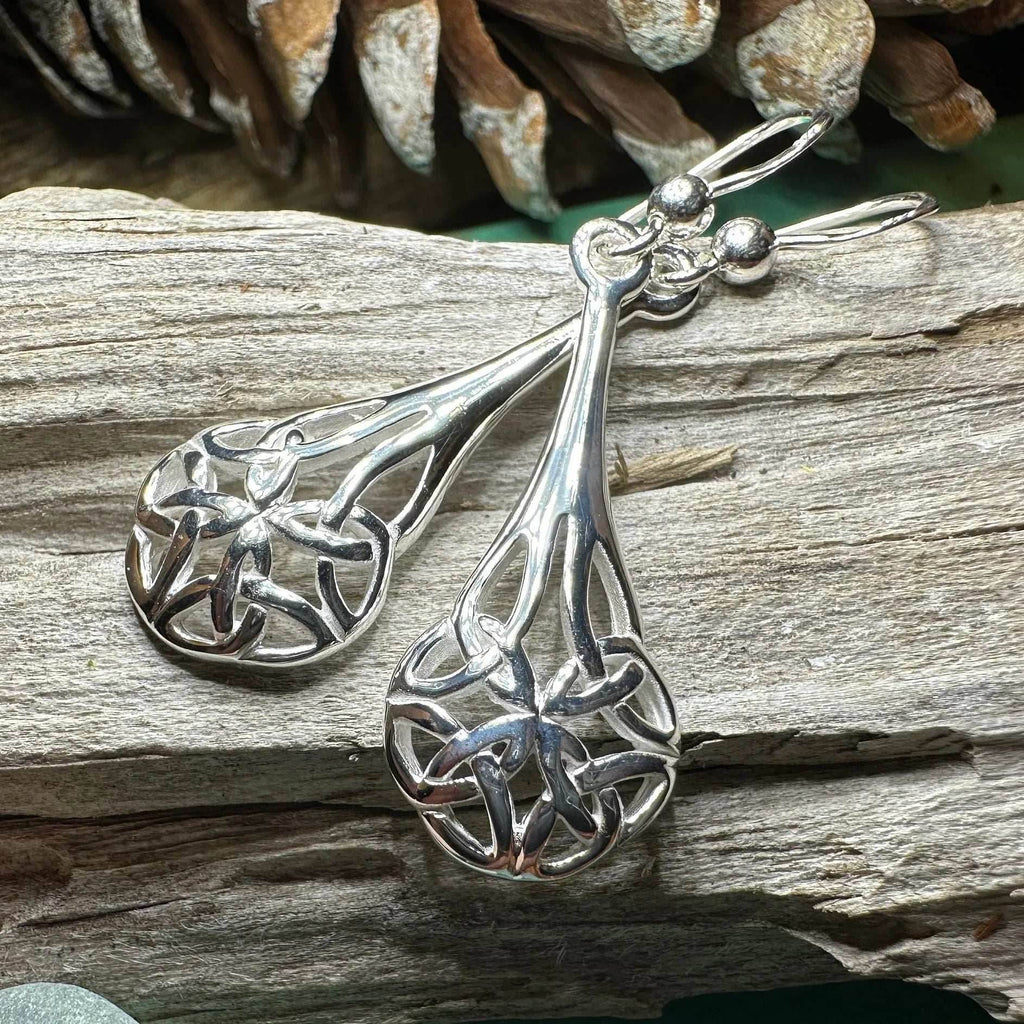 Celtic Teardrop Earrings - 