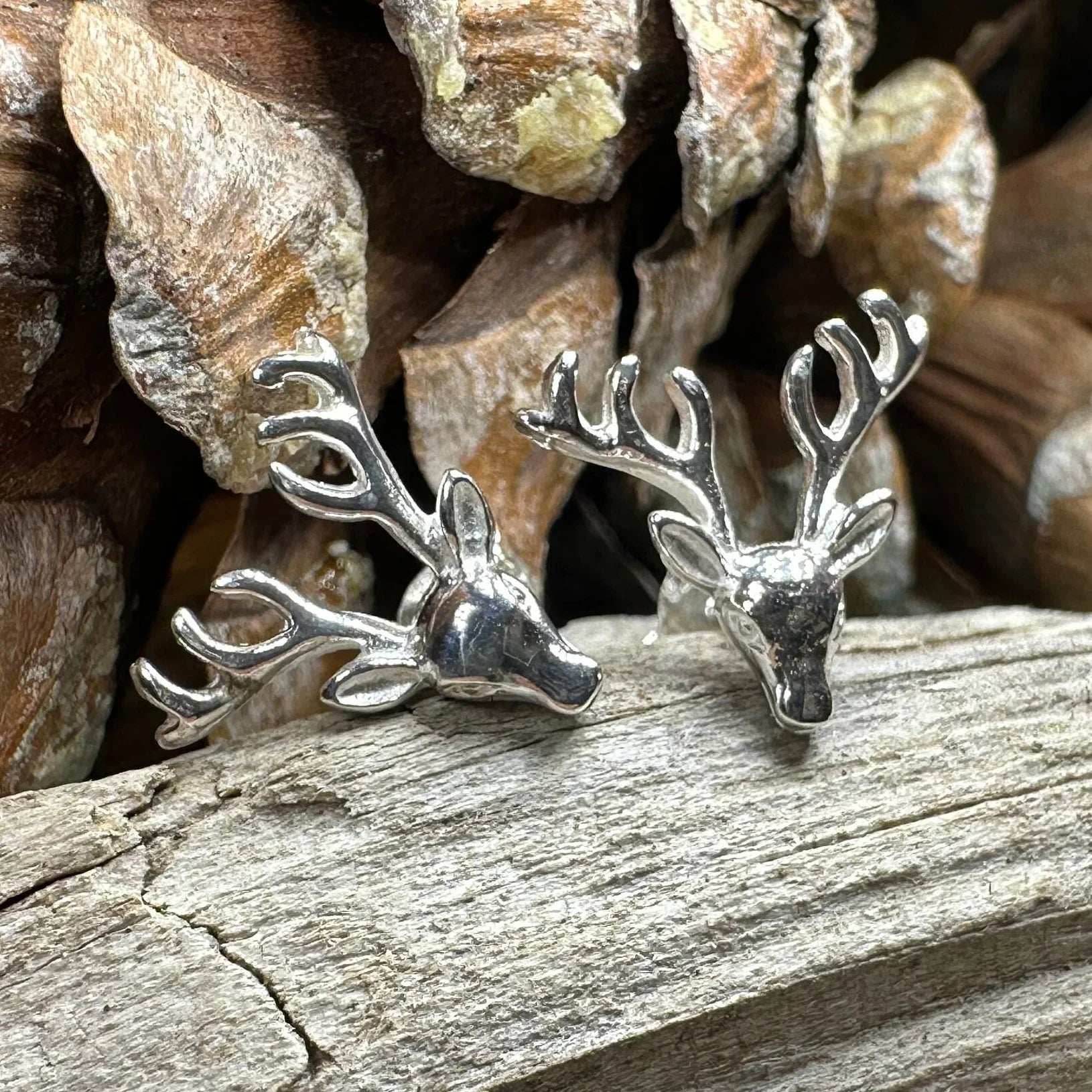 Stag Stud Earrings - 