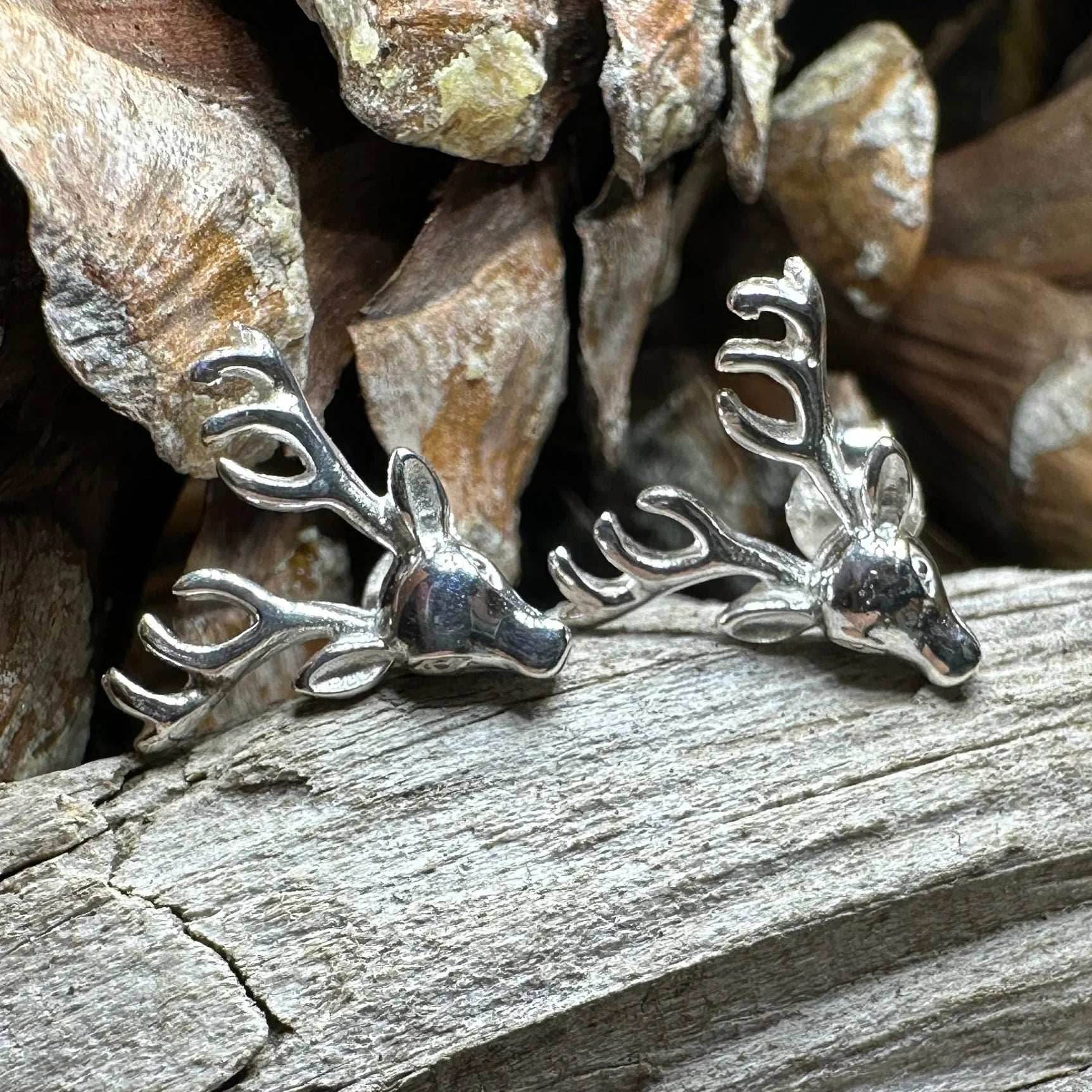 Stag Stud Earrings - 