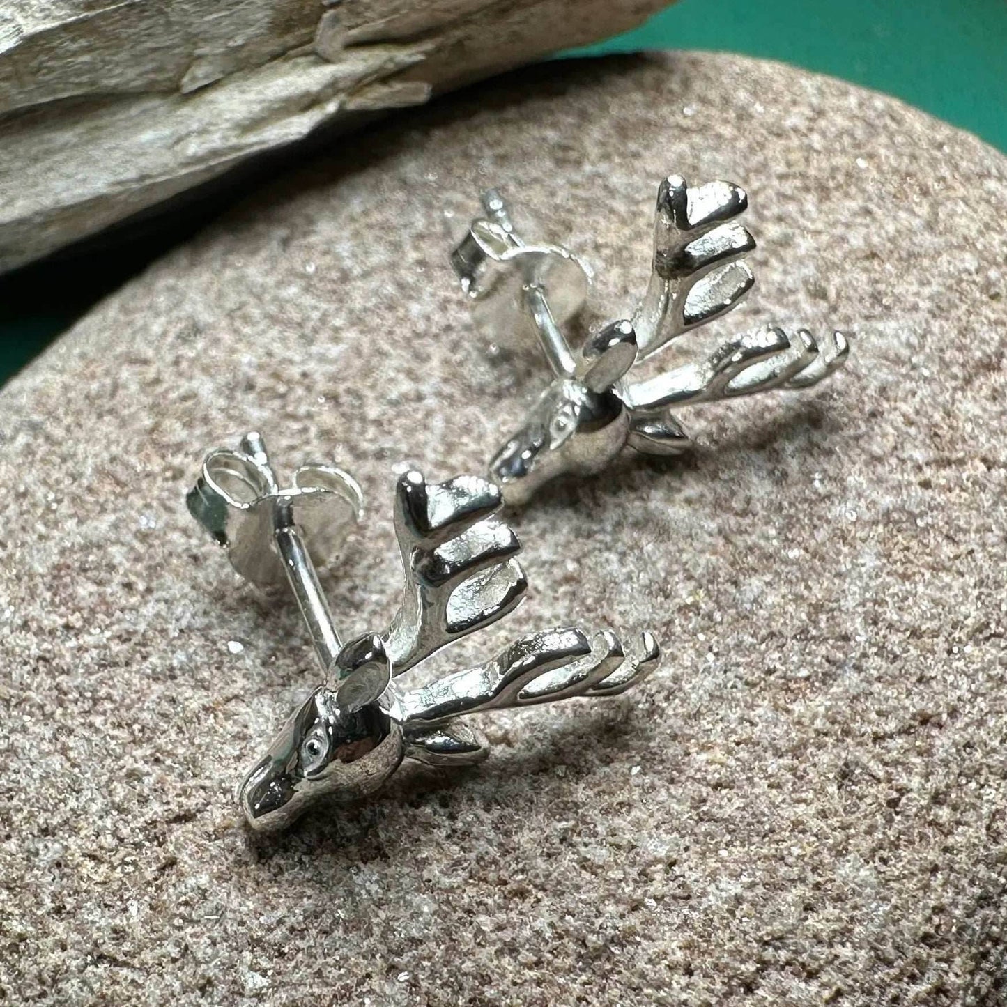 Stag Stud Earrings - 