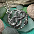 Sivart Celtic Snake Necklace - 18