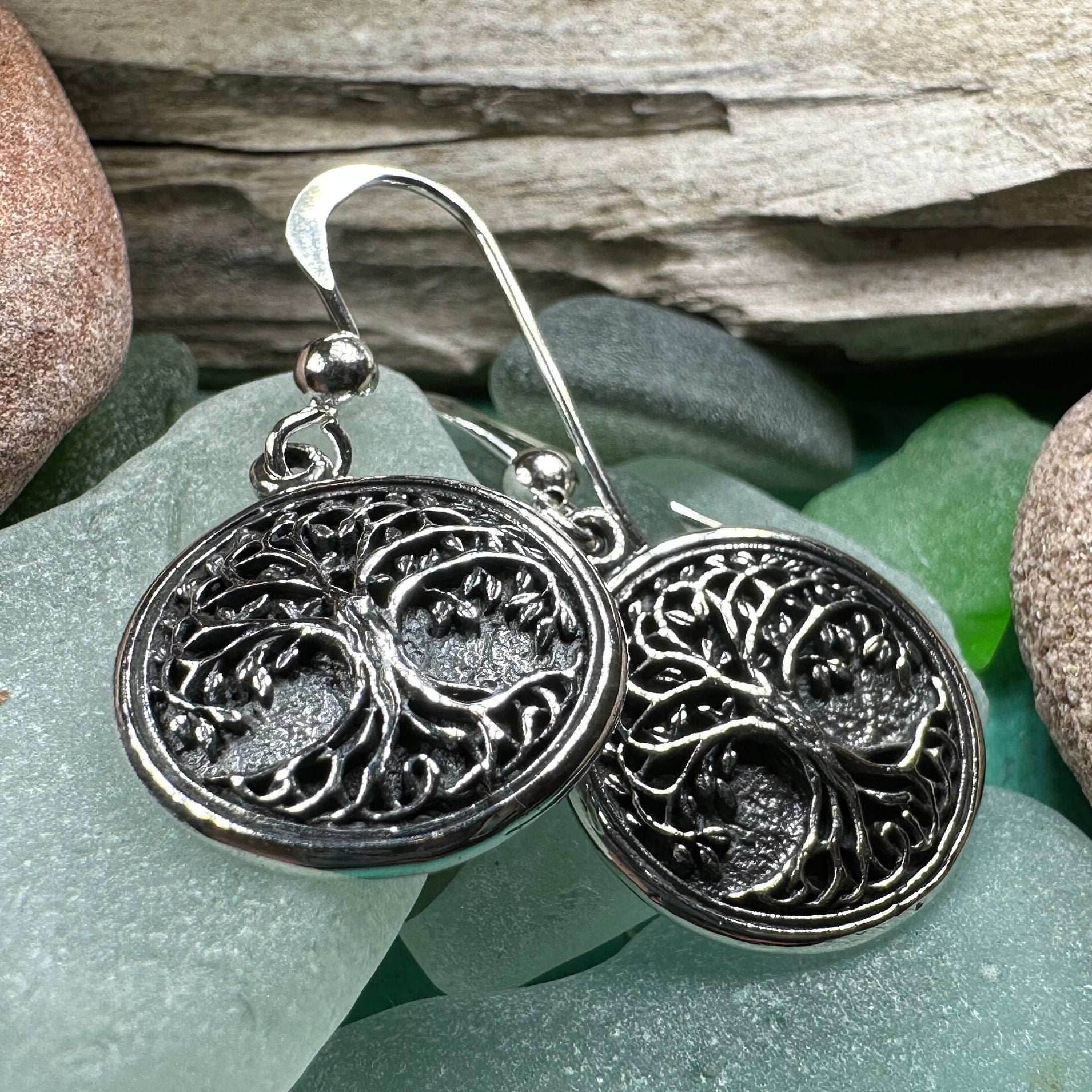 Brielle Tree of Life Earrings - 