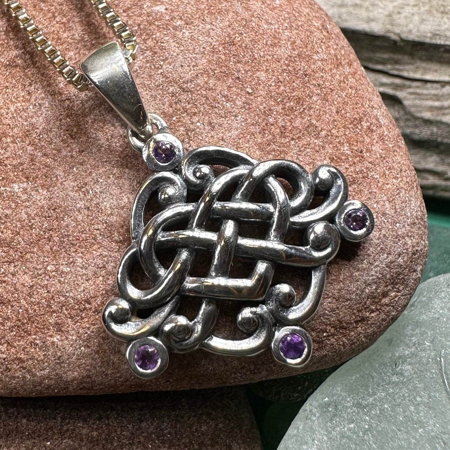 Kaylin Celtic Knot Necklace - 