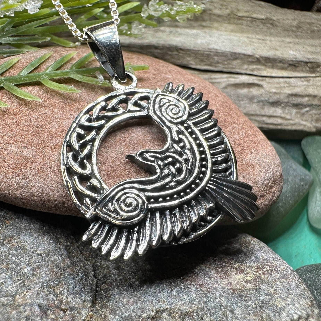 Rivervale Celtic Raven Necklace - 18