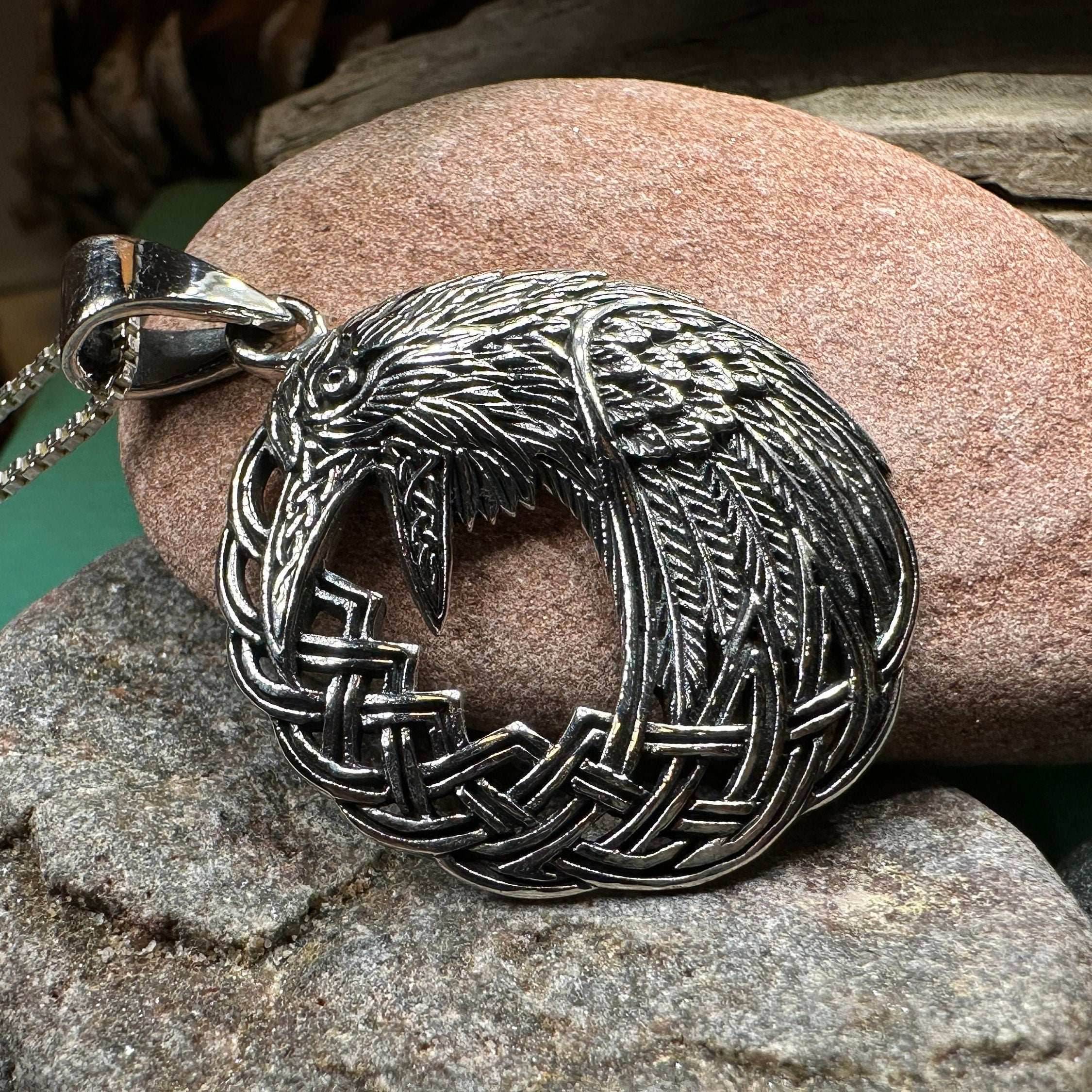 Colton Celtic Raven Necklace - 18