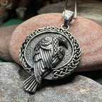 Endre Celtic Raven Necklace - 18