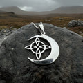 Erenay Celtic Moon Necklace