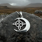 Erenay Celtic Moon Necklace